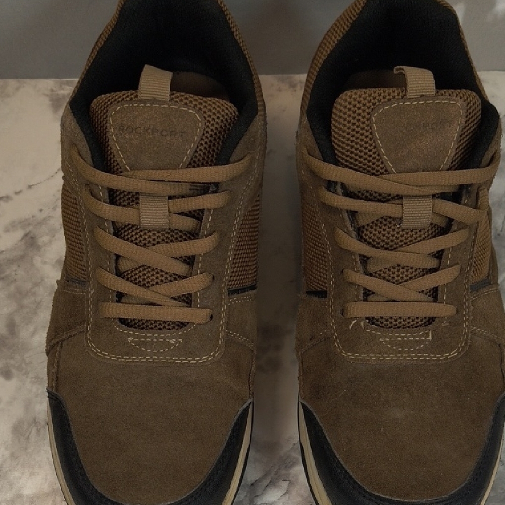 Rockport Men's Dickinson Lace-Up Trekker Brown Walking Shoe , Size 9 - Picture 3 of 10